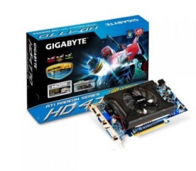 Imagine Placa video Gigabyte ATI Radeon HD 4770 PCI-E 1GB R477UD-1GI